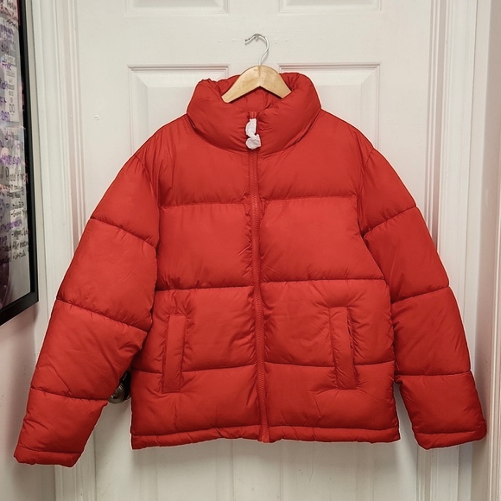 Brand New, NOVAMEN Red winter Puffer jacket size s
